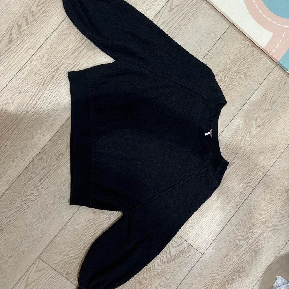 Free People Black Sweater